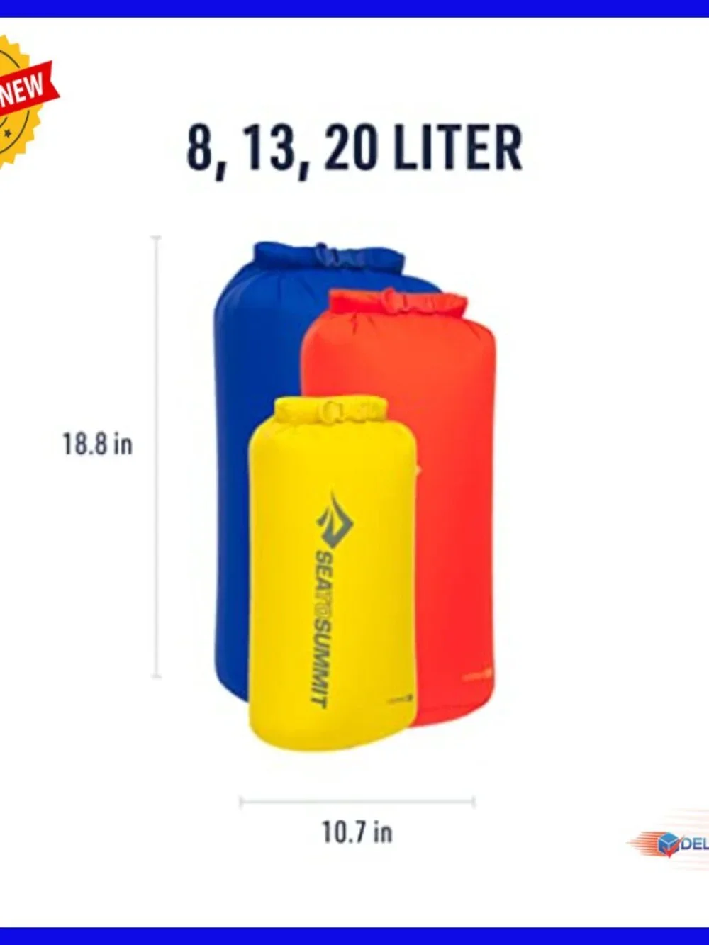 Lightweight Dry Bag Set 8L 13L 20L Waterproof Outdoor Gear